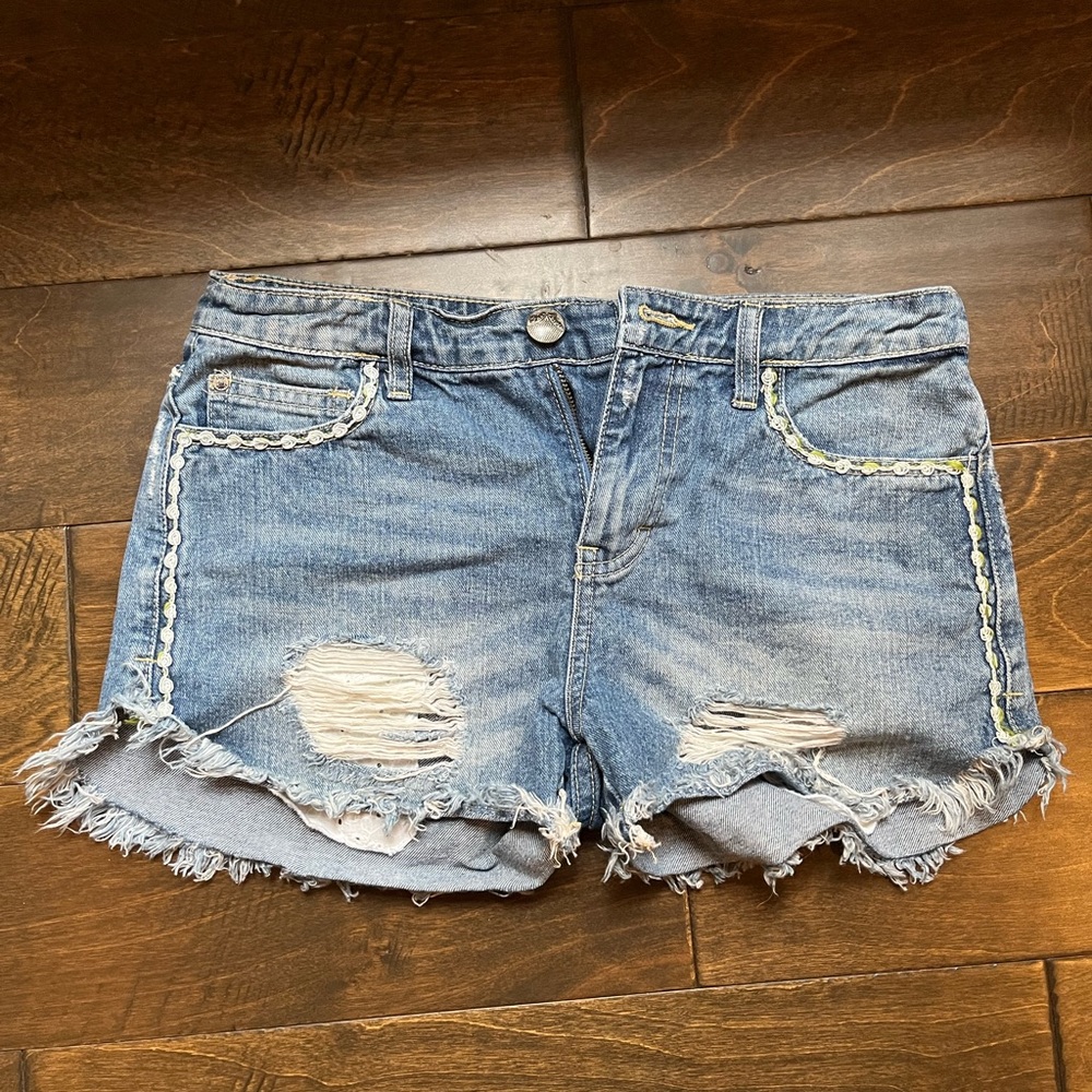 Free People Jean Shorts
